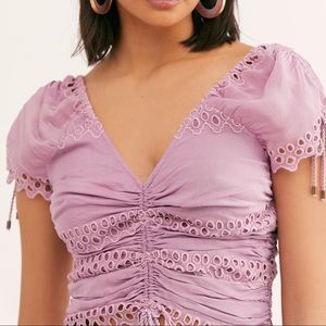 XL FREE PEOPLE Cecilia Corset Top NEW WITH TAGS